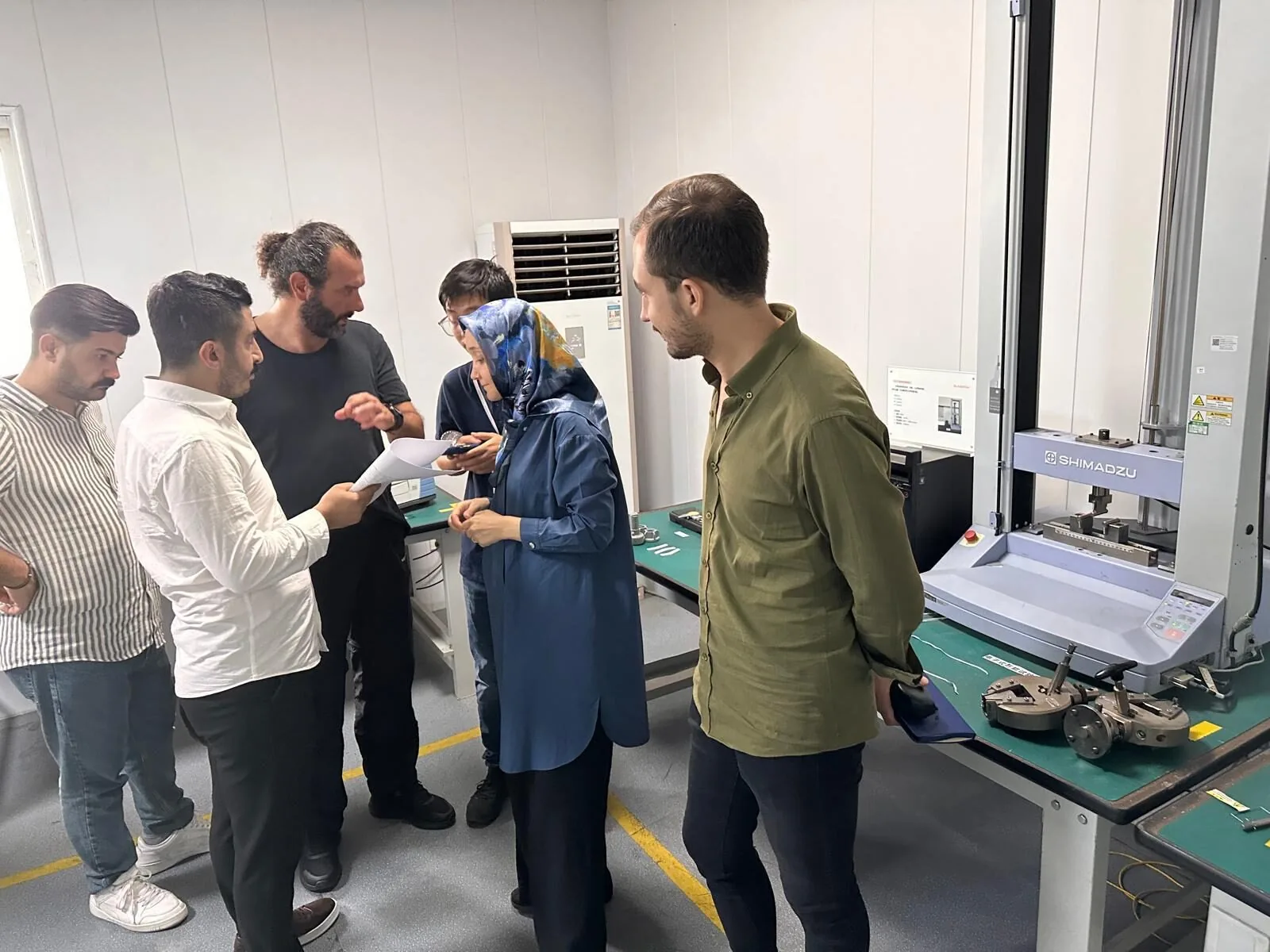 Malzeme/çekme testi — üretici kalite doğrulaması